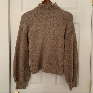 Urban Outfitters Fuzzy Green Turtleneck Sweater